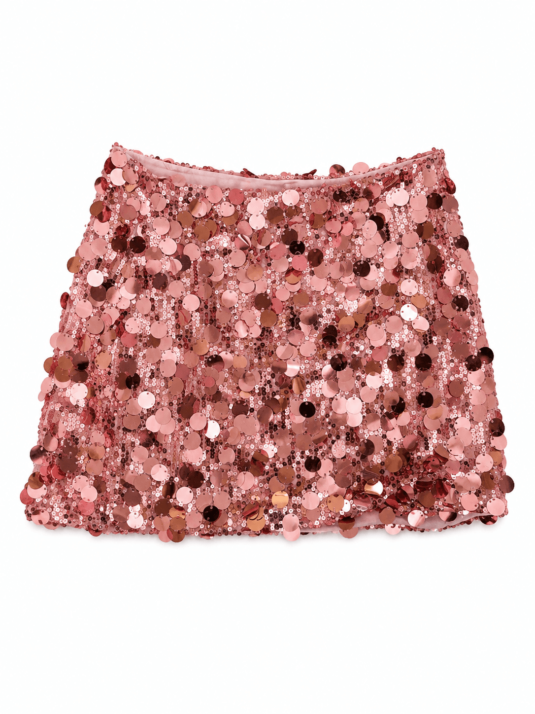 Saia brilhos rosa