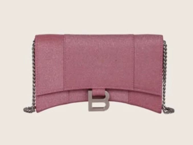 Balenciaga hourglass wallet on chain — foto 3